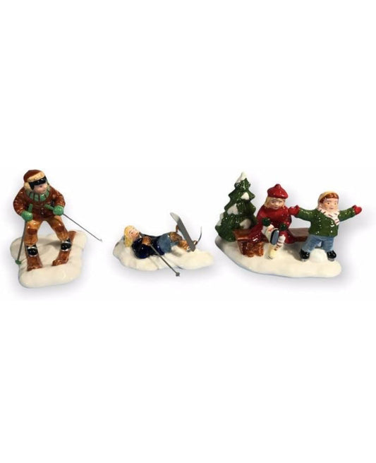 Department 56 -  Snow Village - Skaters & Skiers