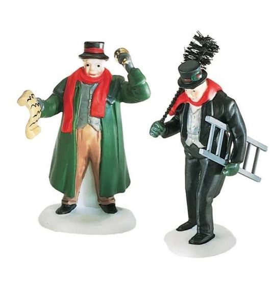 Department 56 - Heritage Village - Town Crier & Chimney Sweep