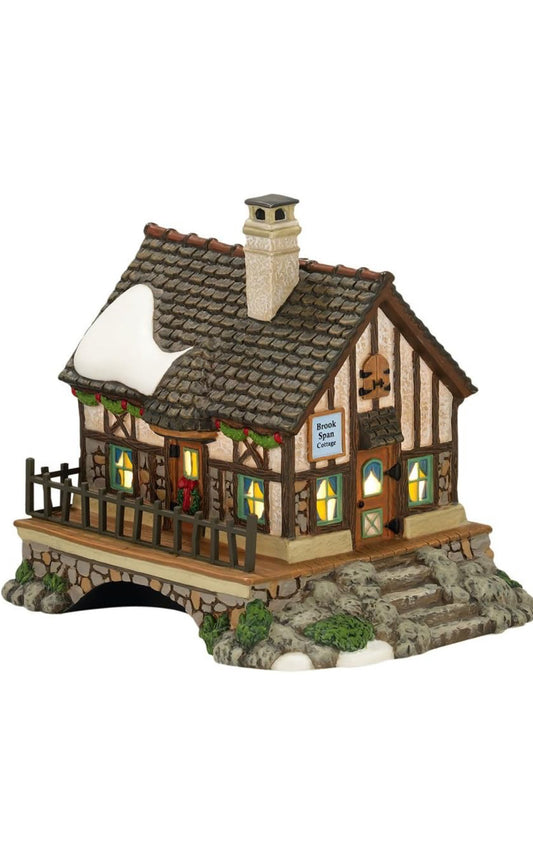 Department 56 - Dickens Village - Devon Brook Span Cottage