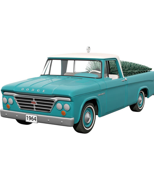 Hallmark Keepsake Christmas Ornament 2024, All-American Trucks 1964 Dodge D-100 2024, Metal