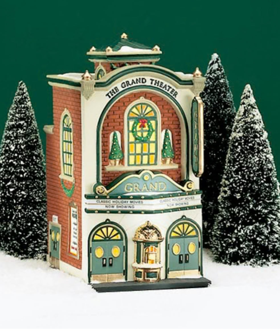 Department 56 - Christmas In The City - The Grand Movie Theater