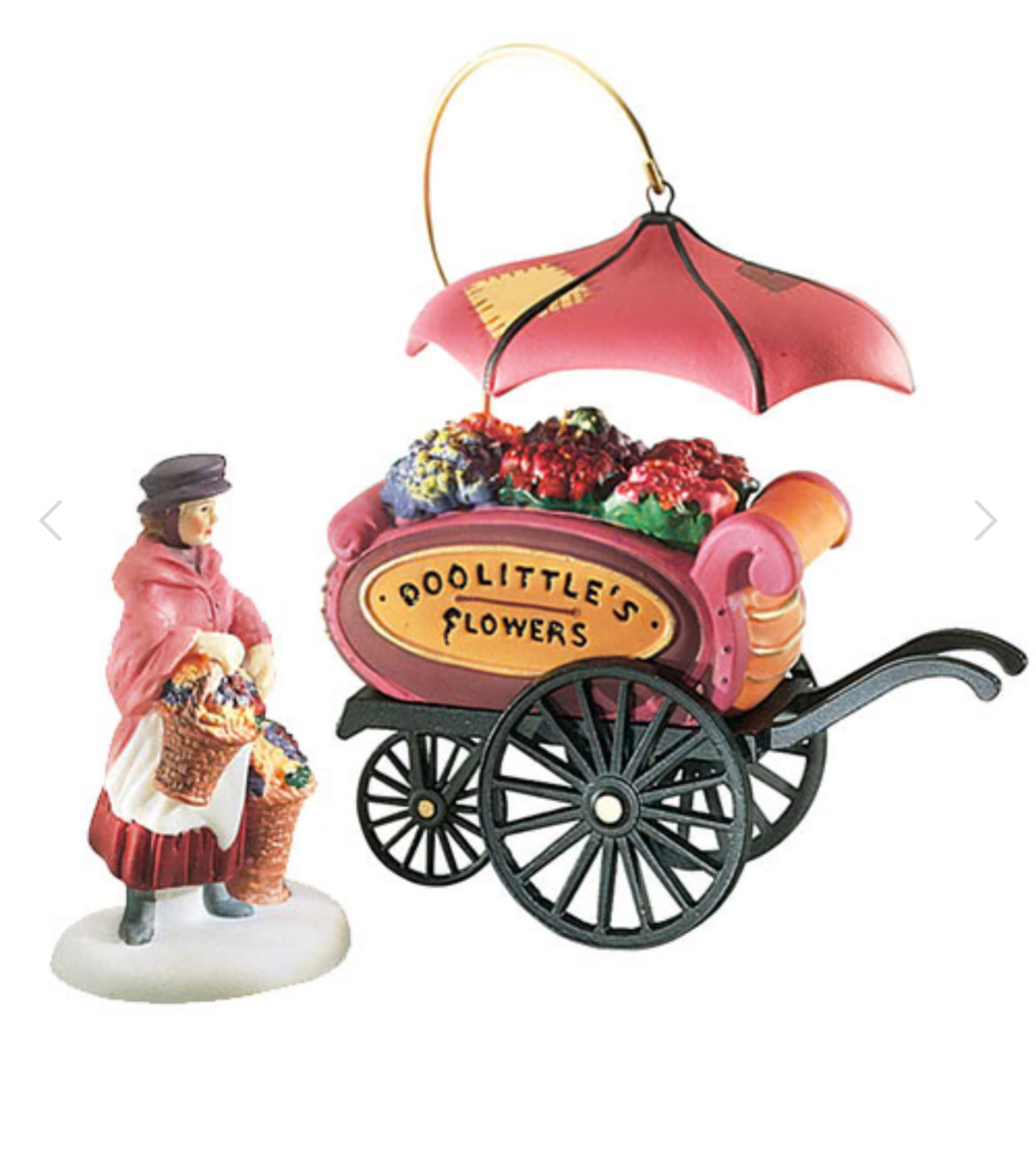 Department 56 - Heritage Village - Chelsea Market Flower Monger & Cart