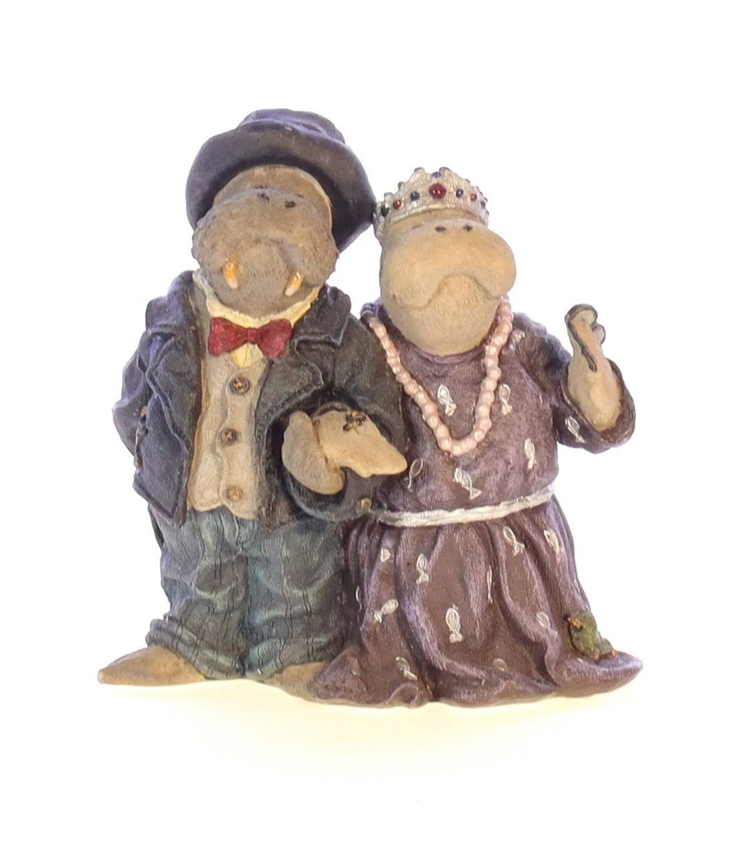 Boyd's Bears Bearstone - Sir Wilfred & Bertha Blubberton...High Society