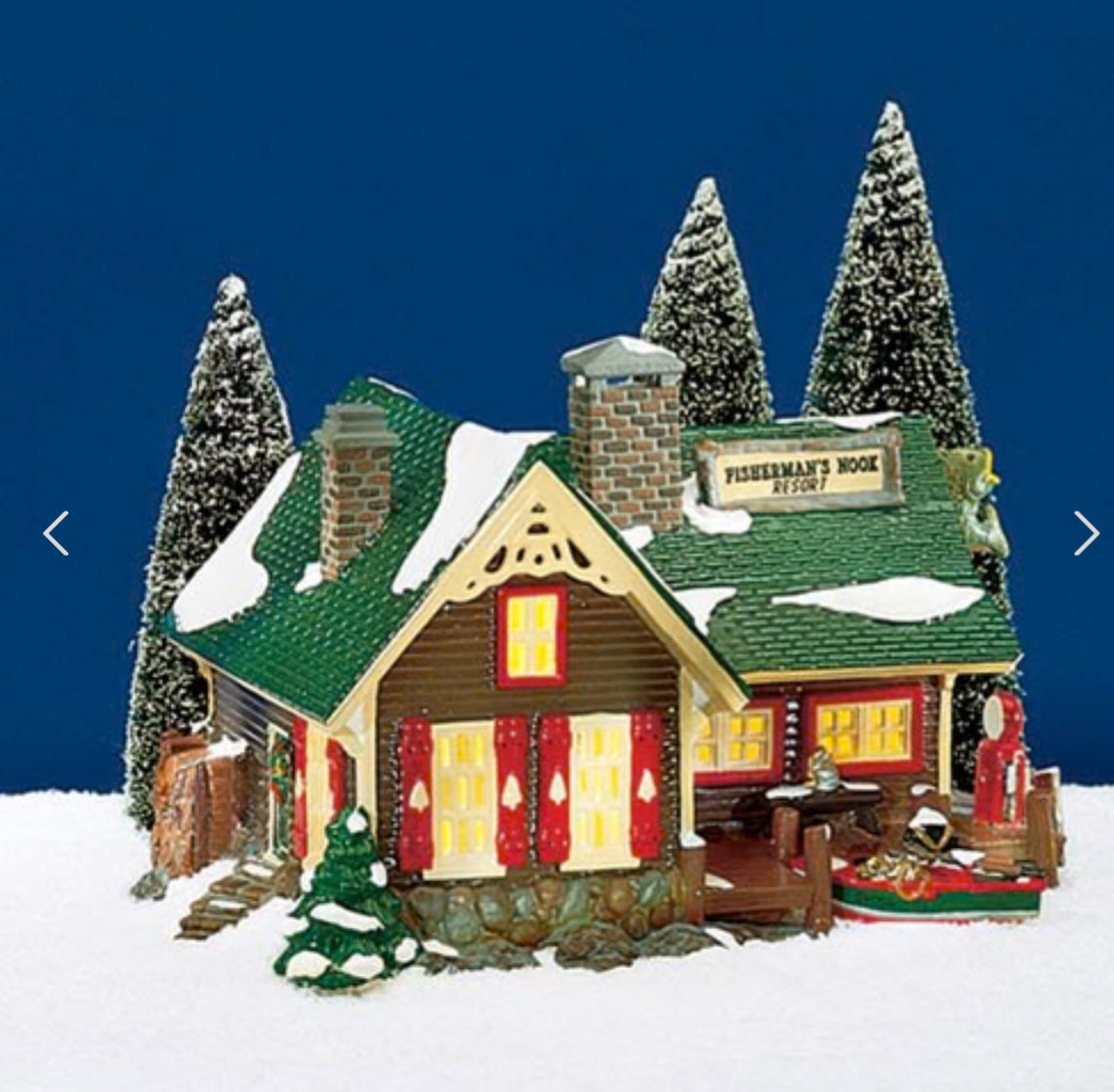 Department 56 - Snow Village - Fisherman's Nook Resort ...