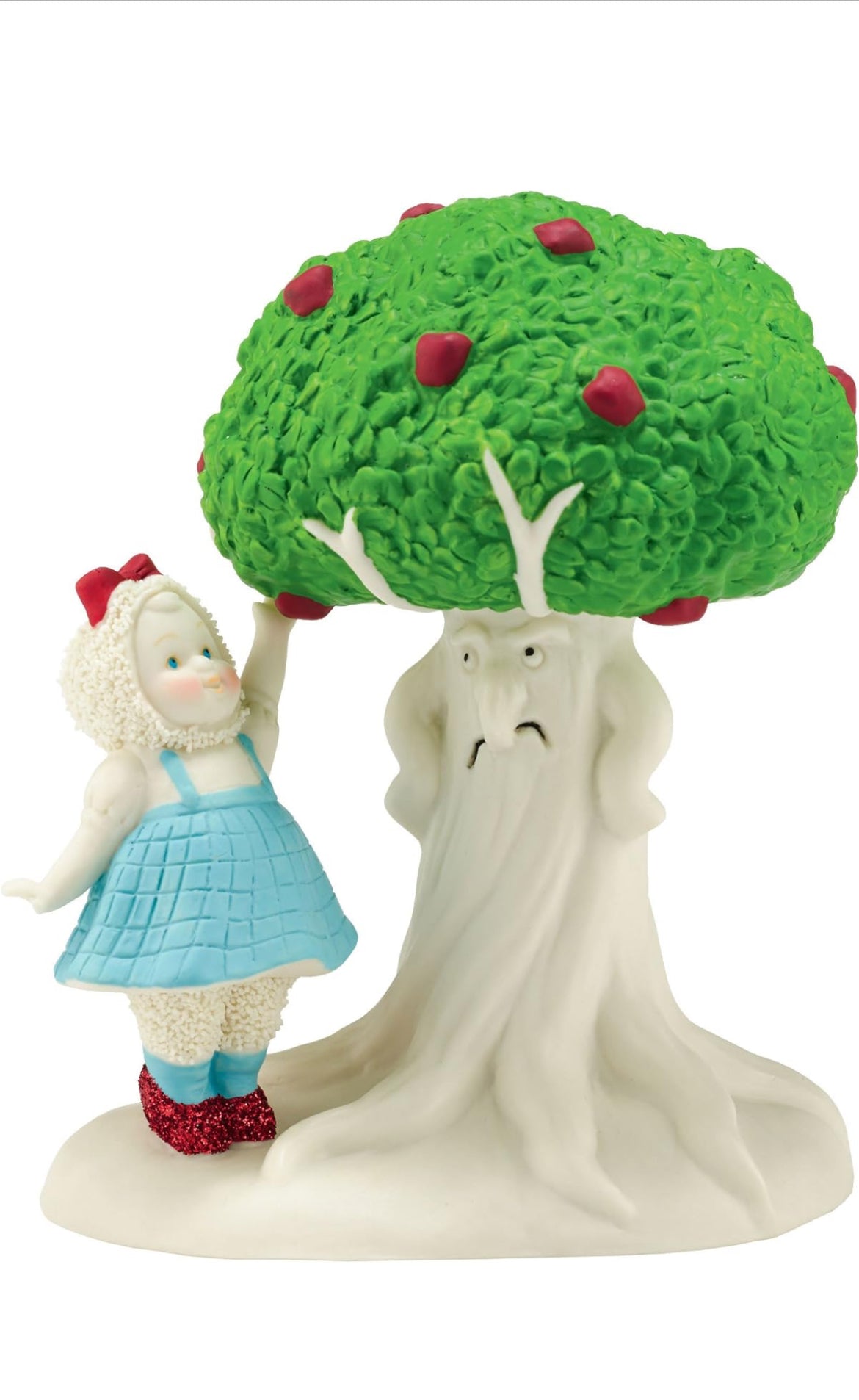 Snowbabies - Dorothy Picks Apples Figurine