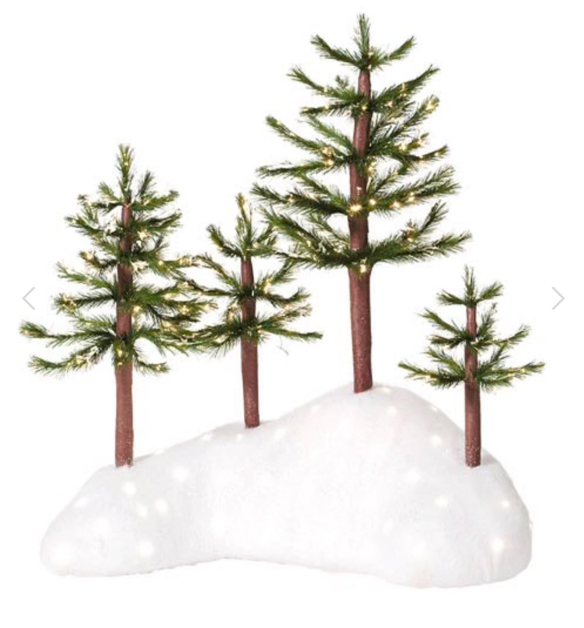 Department 56 - Village Accessories - Fiber Optic Woods - Green Trees