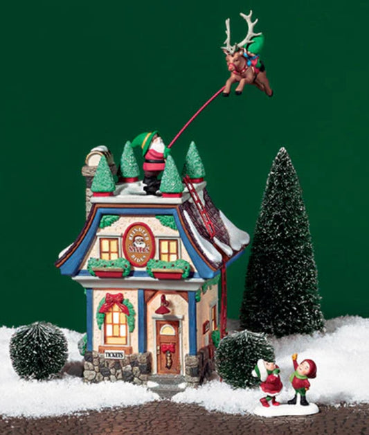 Department 56 - North Pole Village - Santa’s Reindeer Rides