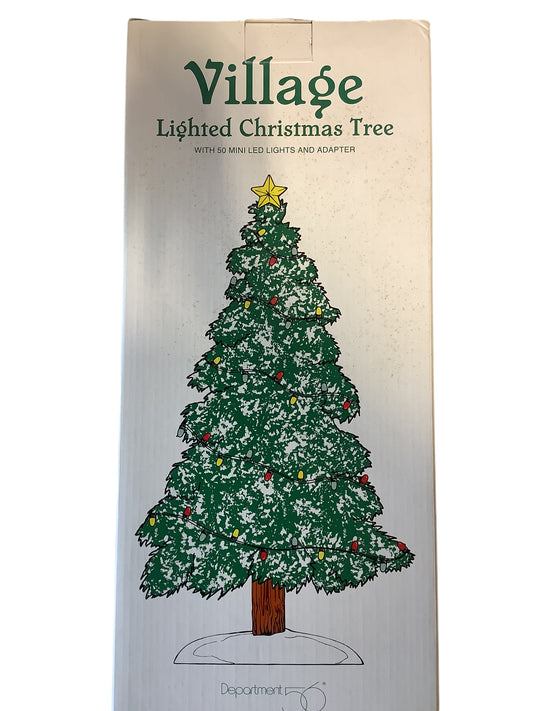 Department 56 - Village Accessories - Lighted Christmas Tree