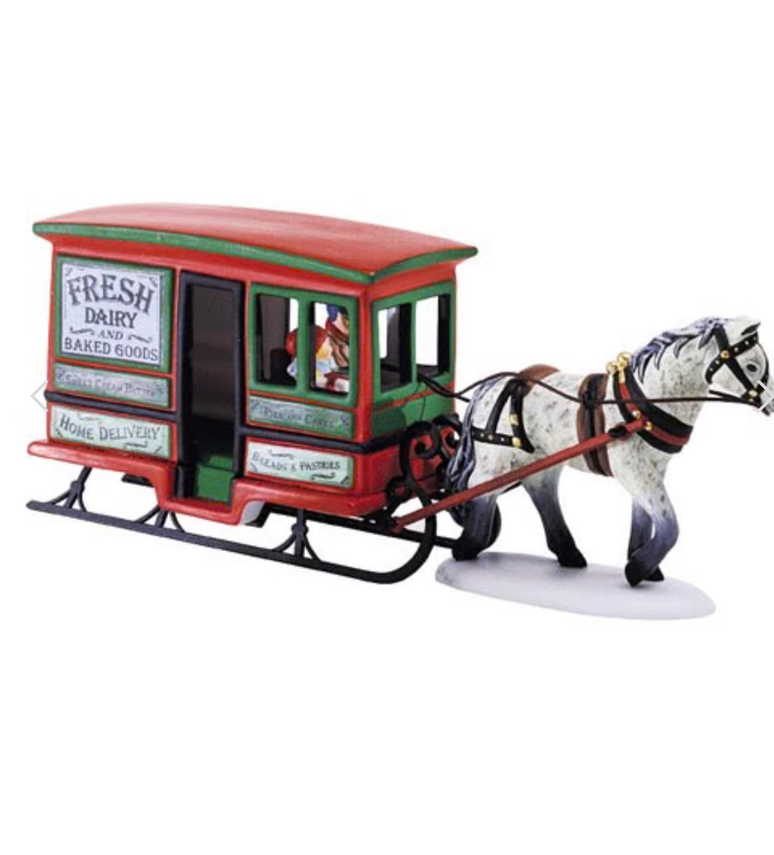 Department 56 - New England Village - Dairy Delivery Sleigh