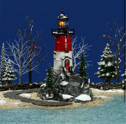 Department 56 - Snow Village - Rock Point Lighthouse