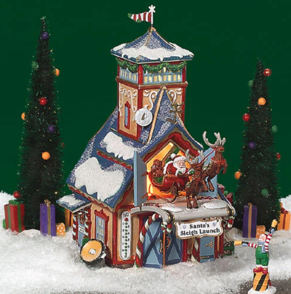 Department 56 - North Pole Village - Santa's Sleigh Launch