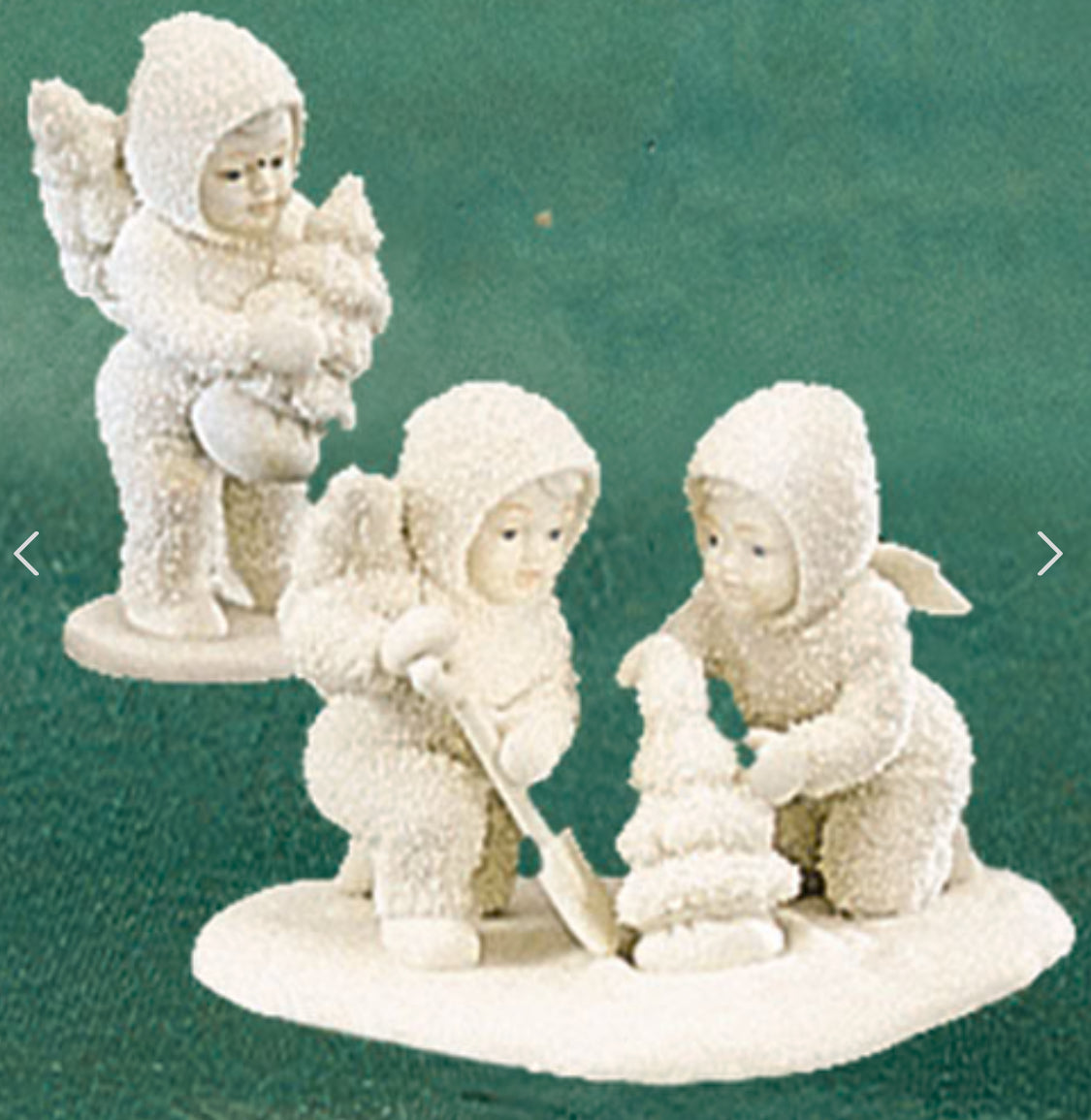 Snowbabies - We'll Plant The Starry Pines Figurine