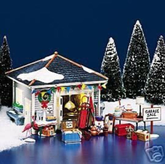 Department 56 - Snow Village - "...Another Man's Treasure" Garage