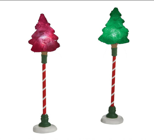 Department 56 - Village Accessories - Treetop Lamp Posts