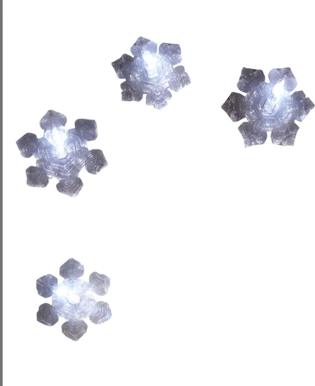 Department 56 - Village Accessories - String of 4 Snowflake Lights