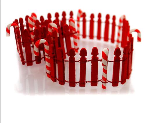 Department 56 - North Pole Village - Candy Cane Fence