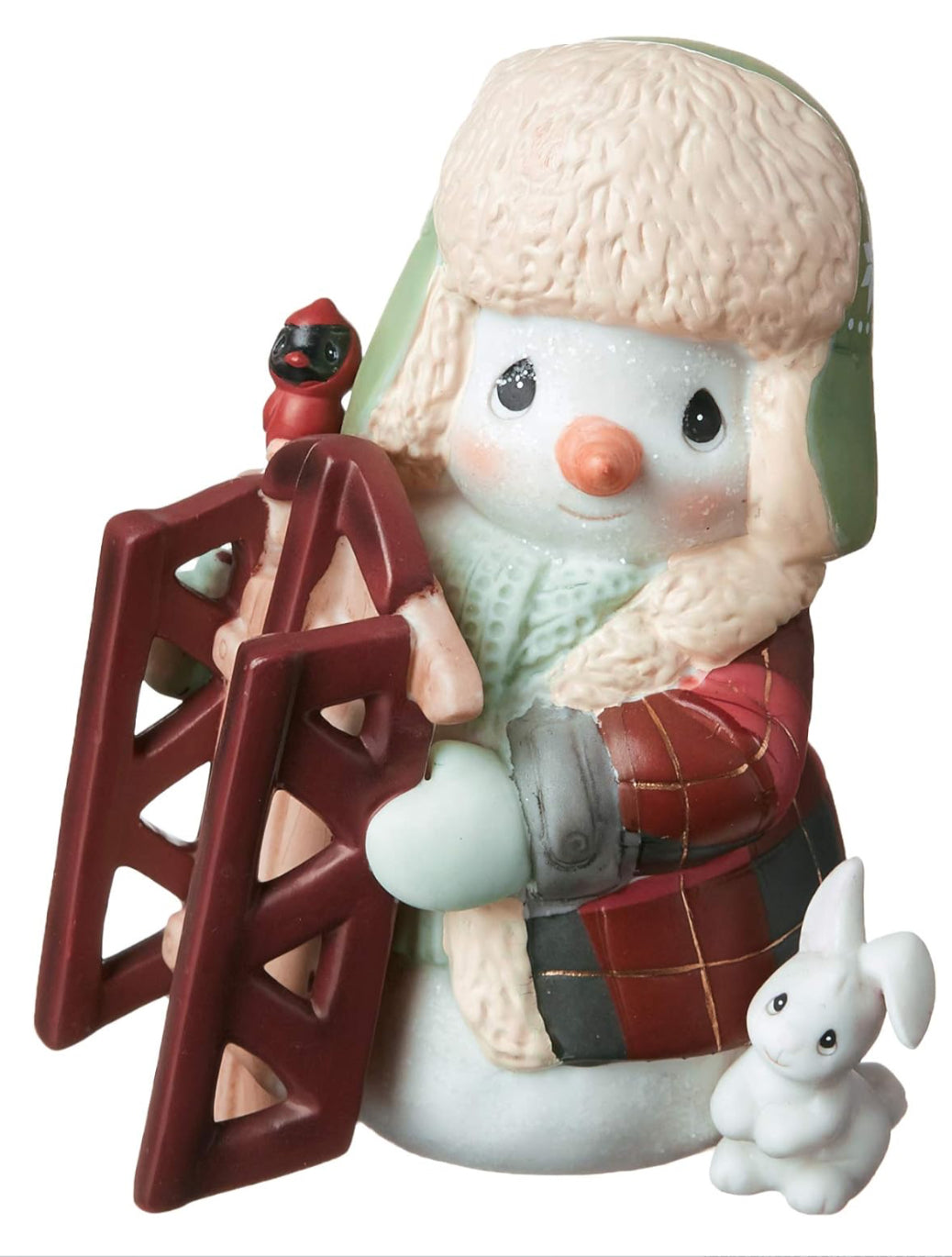 May Your Holidays Be Filled With Winter Thrills - Precious Moments Annual Snowman Figurine