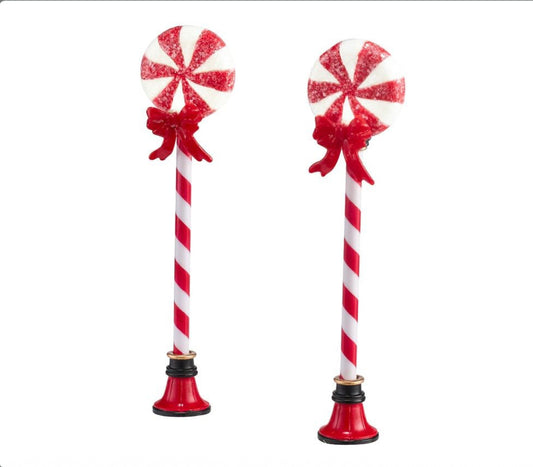 Department 56 - Village Accessories - Peppermint Street Lights