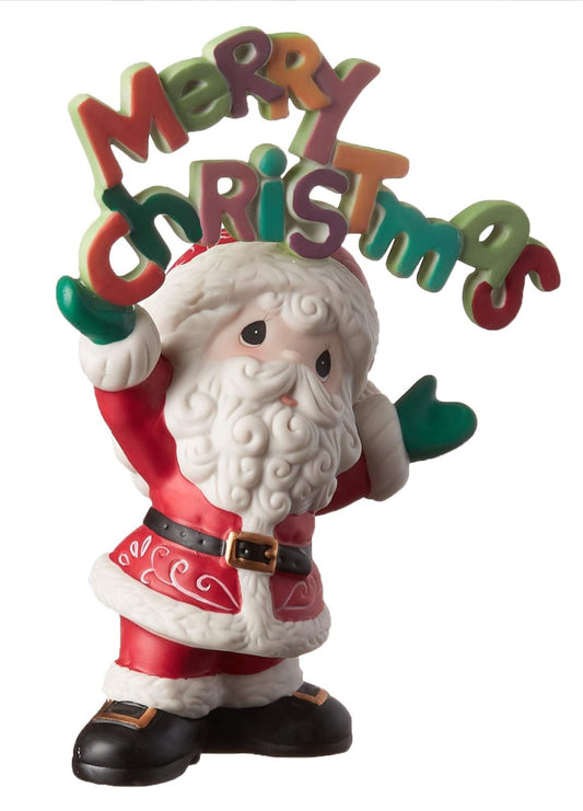 Merry Christmas To All - Precious Moments Annual Santa Figurine