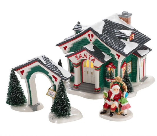 Department 56 - Snow Village - A Visit With Santa