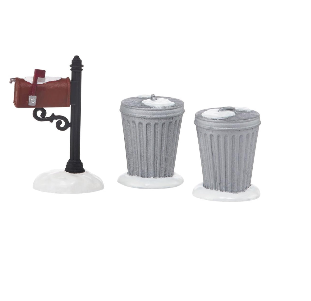 Department 56 - Village Accessories - Mailbox & Trash Cans