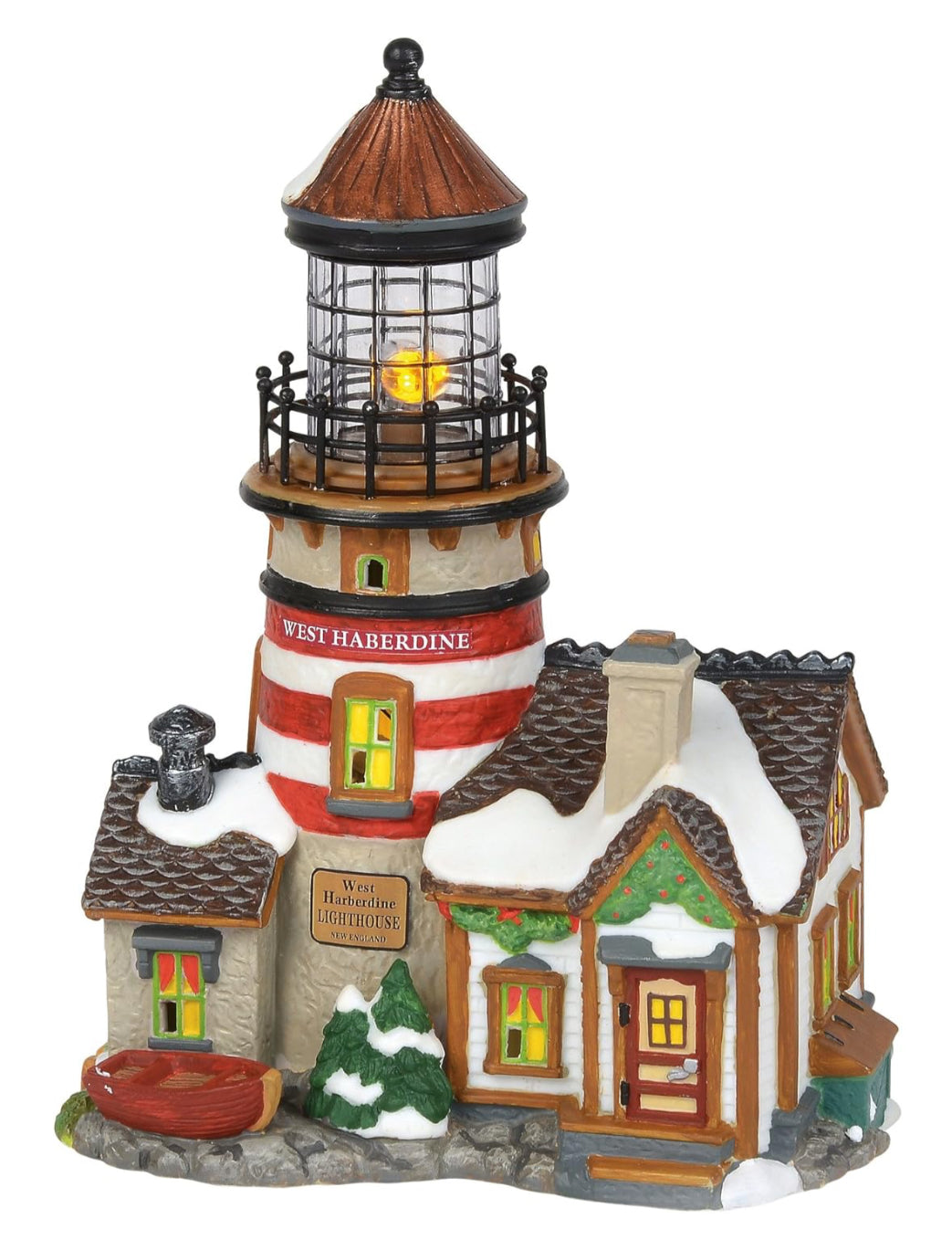 Department 56 - New England Village - West Haberdine Lighthouse