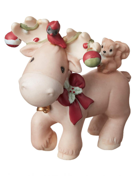 Moose Wonderful Time Of Year - Precious Moments Annual Animal Figurine