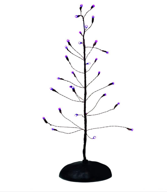 Department 56 - Village Accessories - Halloween Purple Twinkle Brite Tree