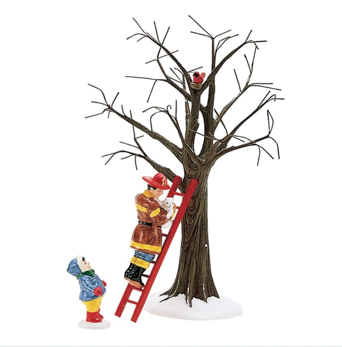 Department 56 -  Snow Village - Fireman To The Rescue