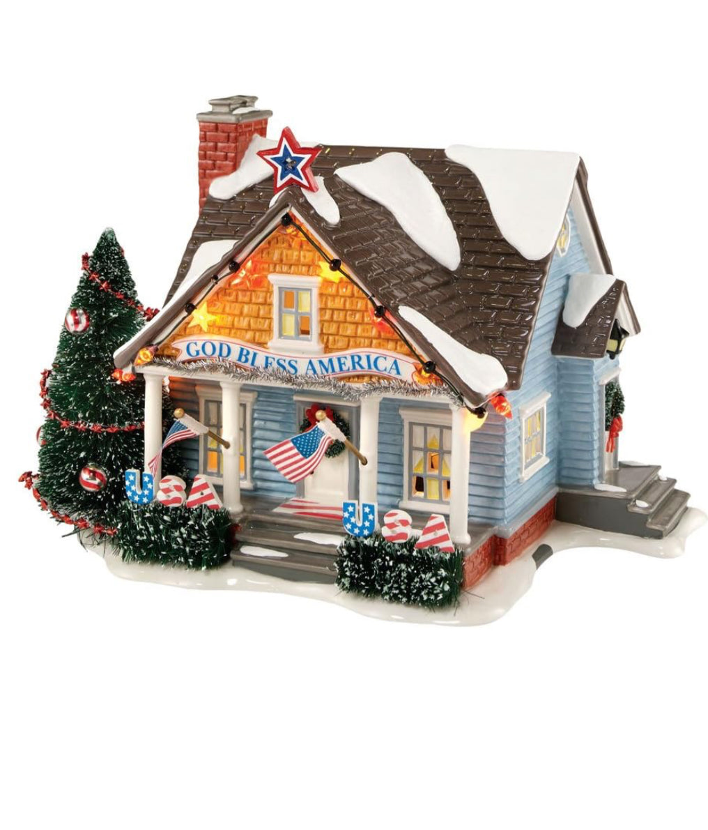 Department 56 - Snow Village - The Patriot House