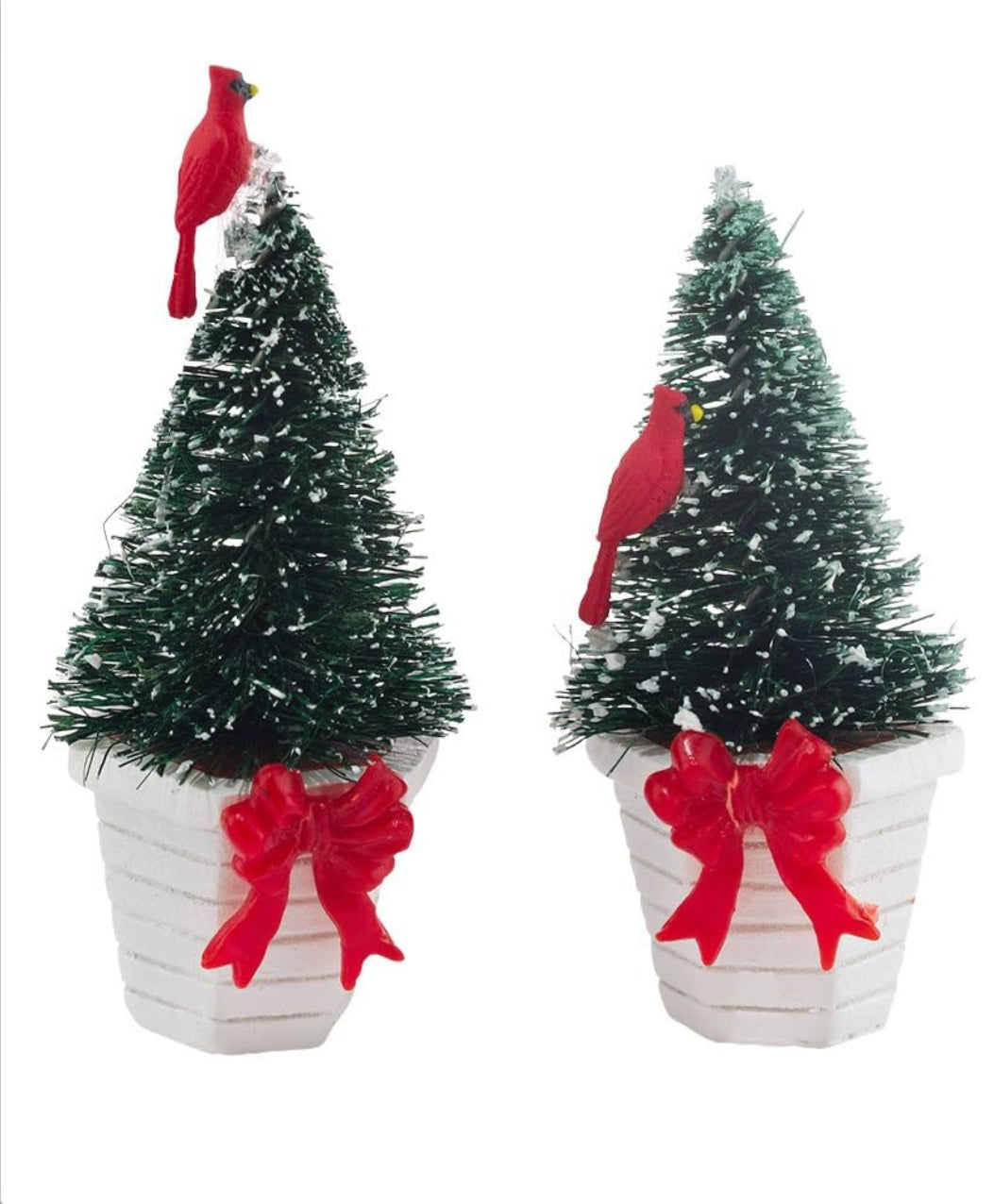 Department 56 - Village Accessories - Picket Lane Potted Evergreens