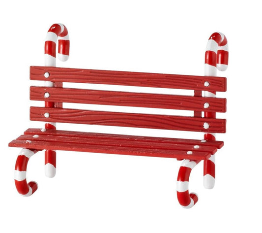 Department 56 - North Pole Village - Peppermint Bench