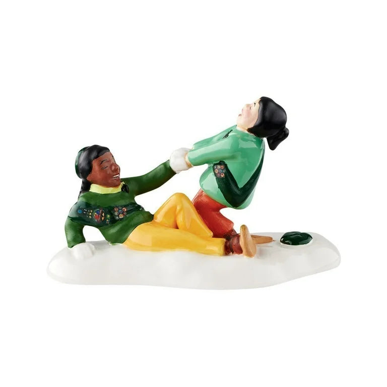 Department 56 -  Snow Village - Girl Scout Showshoeing Fun