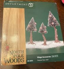 Department 56 - Village Accessories - Pinewood Trees, Small