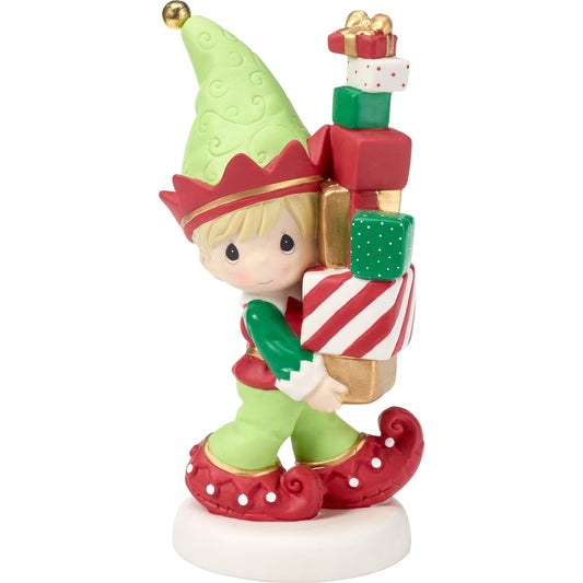 Bringing You Loads Of Christmas Cheer - Annual Elf Precious Moments Figurine