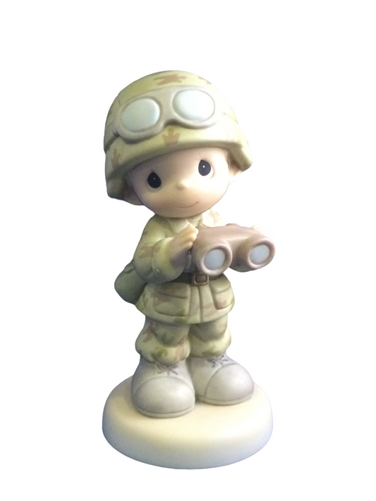 I'm Proud To Be An American  - Army - Precious Moment Figurine