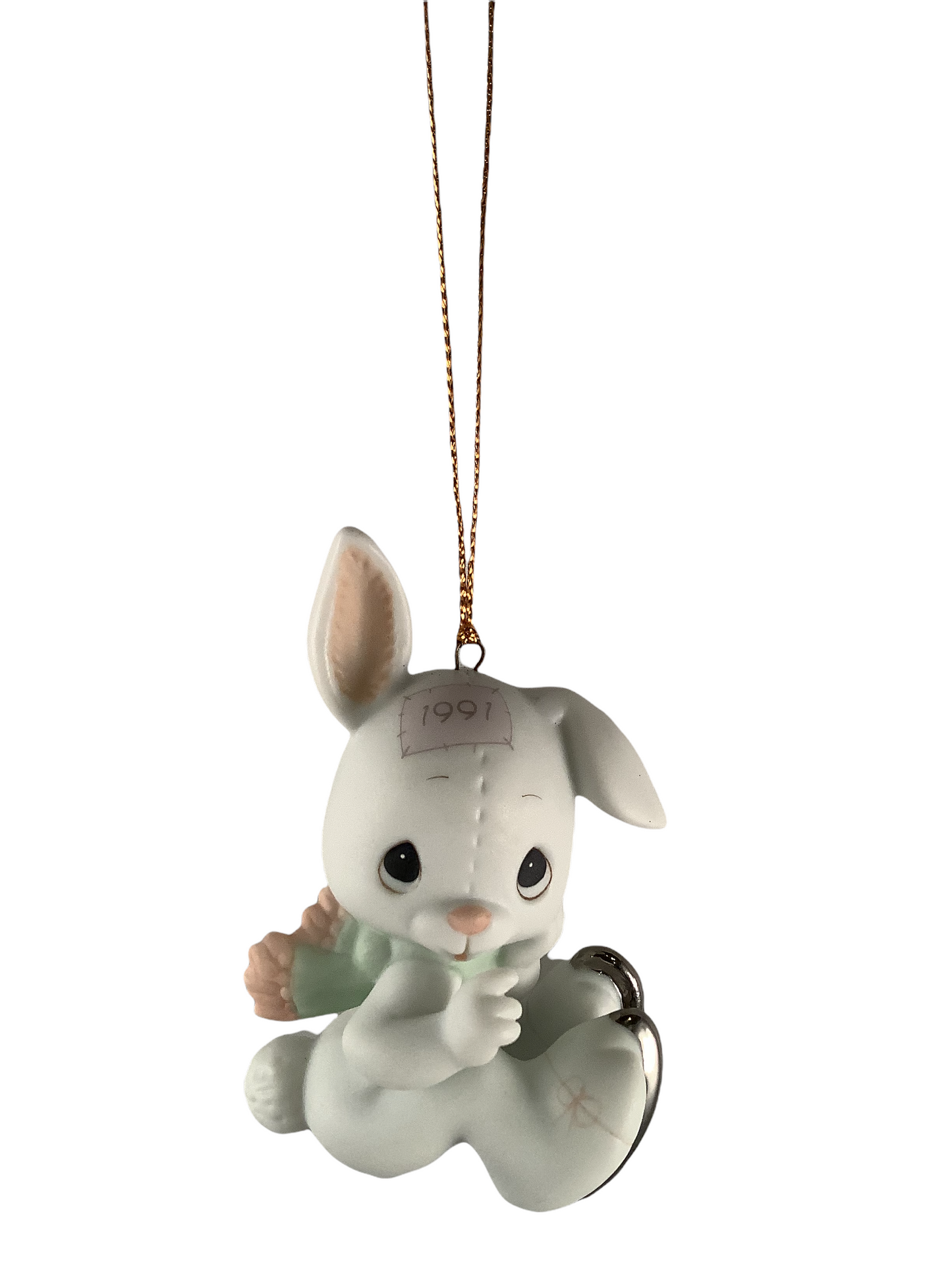 Sno-Bunny Falls For You Like I Do - Precious Moment Ornament