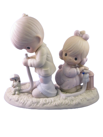 There Shall Be Showers Of Blessings - Precious Moment Figurine