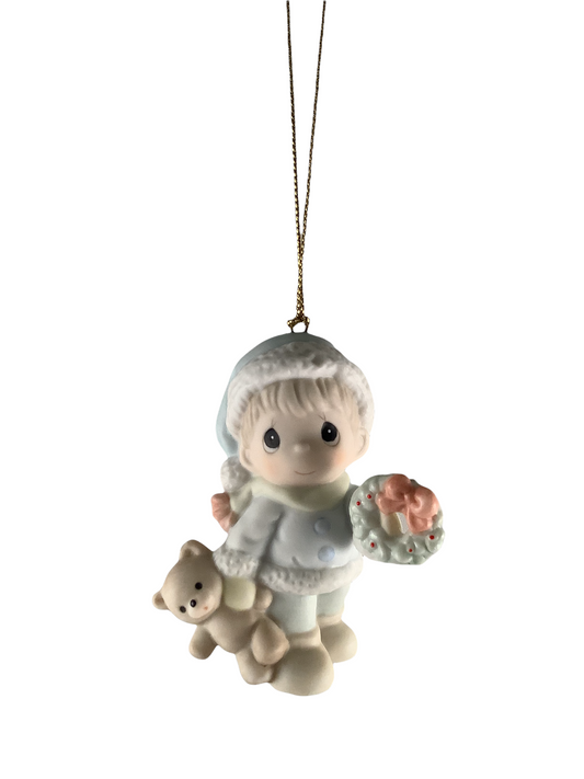 Welcome Are Those With Happy Hearts - Precious Moment Ornament