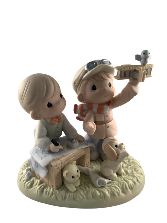 We've Got The Right Plan - Precious Moment Figurine