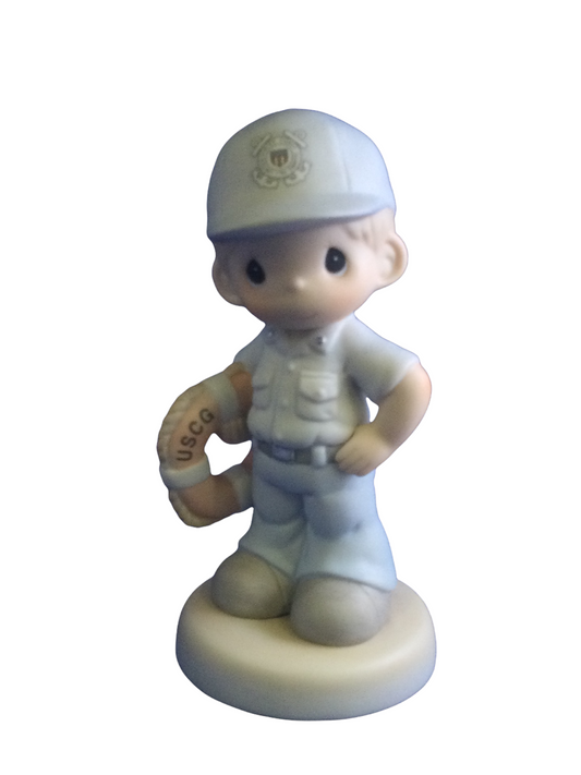 I'm Proud To Be An American  - Coast Guard - Precious Moment Figurine