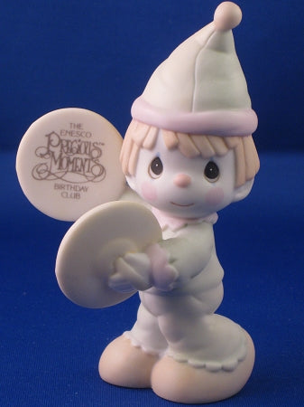 A Smile's The Cymbal Of Joy - Precious Moment Figurine