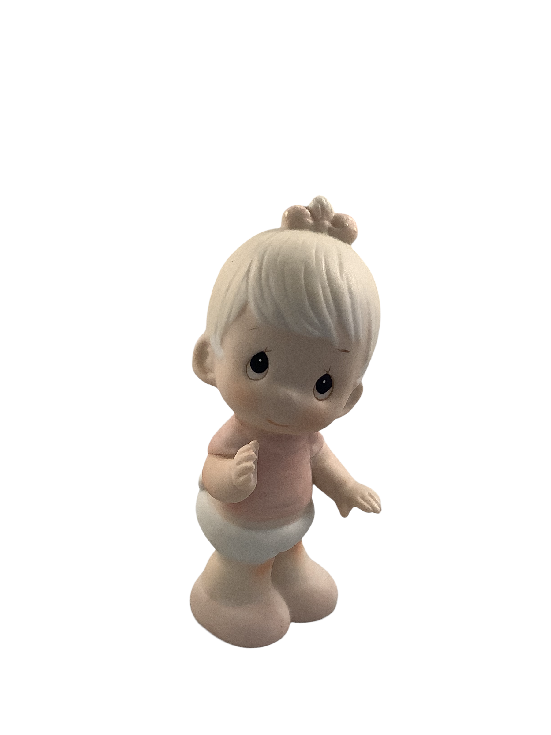 Baby Girl Standing - Precious Moment Figurine